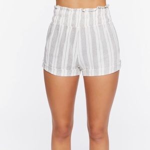 Forever 21 Striped pull on shorts